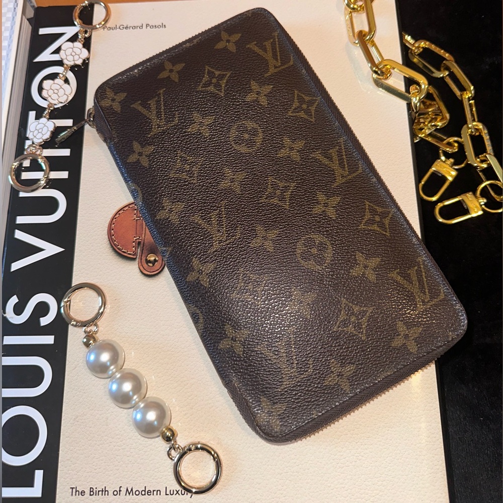 🔷LAST CALL🔷 Louis Vuitton Monogram De Voyage Travel Organizer Zippy Wallet - Picture 3 of 15
